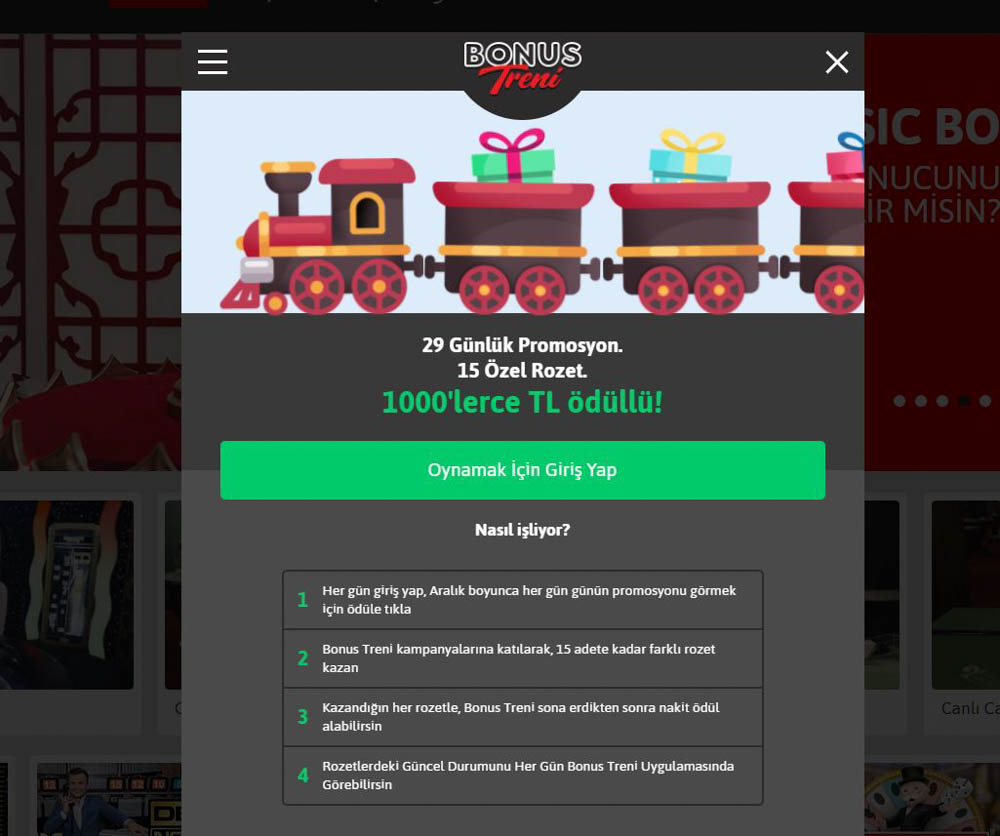 Kosulsuz Sartsiz Bonus